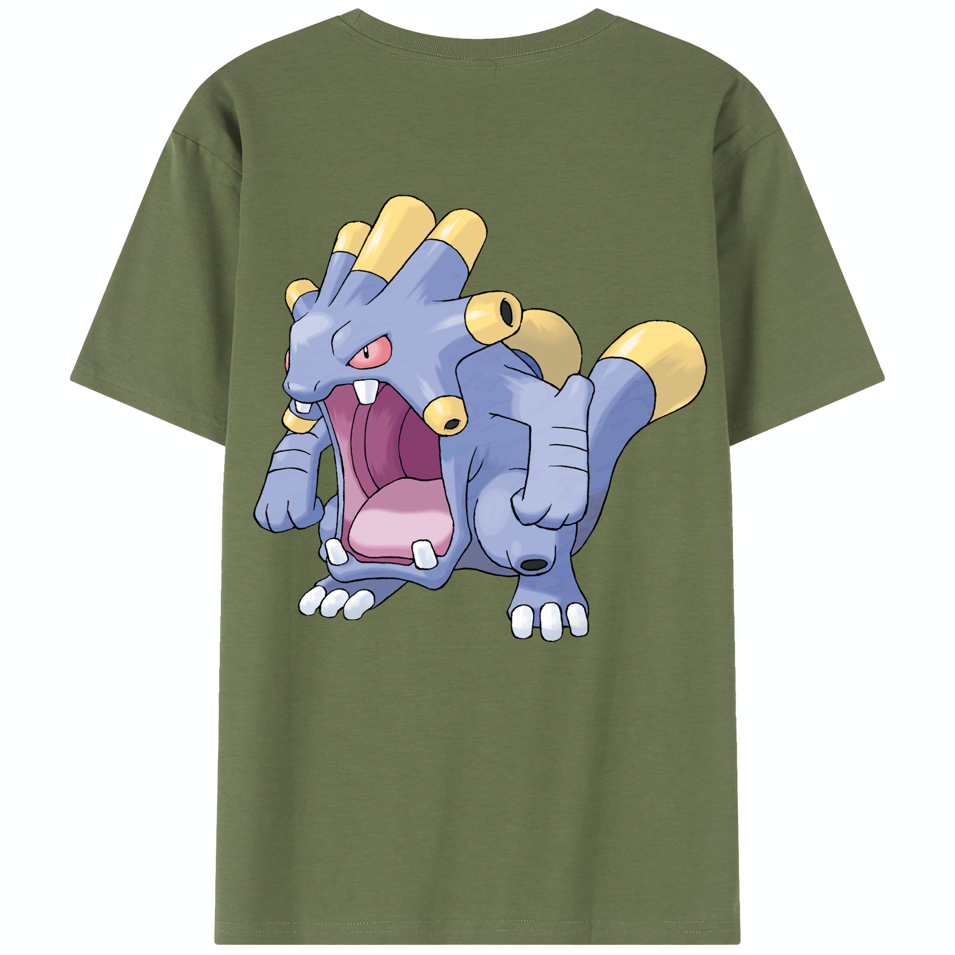 （画像用） ポケットモンスター Pokémon 綿100％半袖Tシャツ（背面プリント）